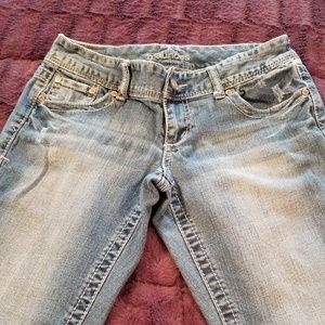 Maurices jeans, size 3/4 long